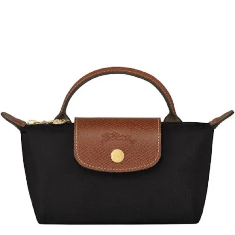 Longchamp Le Pliage Cosmetics Case
in Black Nylon